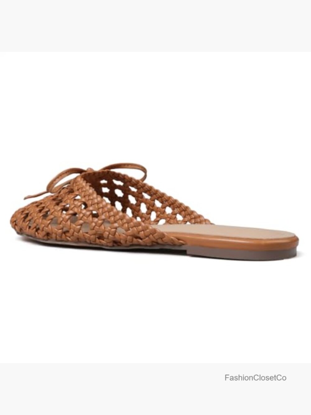 Breathable Woven Ballet Flats Slip-On Mules Lightweight No Heel - Picture 7 of 7